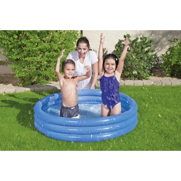 BESTWAY KIDS POOL 122X25 cm MONOCHROME BLUE
