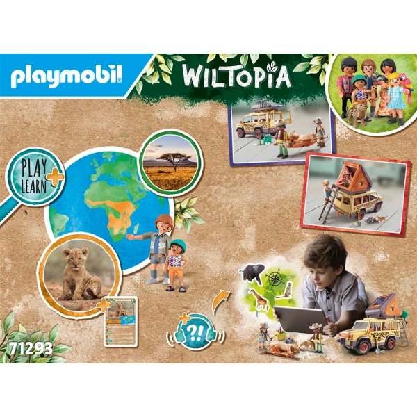 PLAYMOBIL WILTOPIA - ΌΧΗΜΑ ΠΕΡΙΘΑΛΨΗΣ ΑΓΡΙΩΝ ΖΩΩΝ