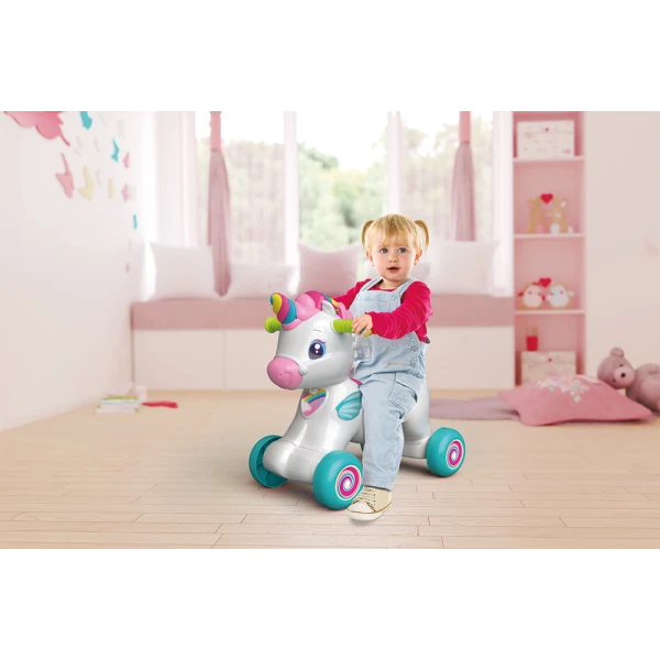 BABY CLEMENTONI EDUCATIONAL BABY TODDLER TOY UNICORN RINA 3 IN 1 FOR 12-36 MONTHS