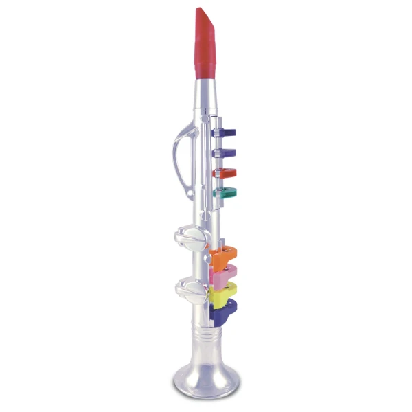 BONTEMPI SILVER CLARINET 42 cm WITH 8 NOTES