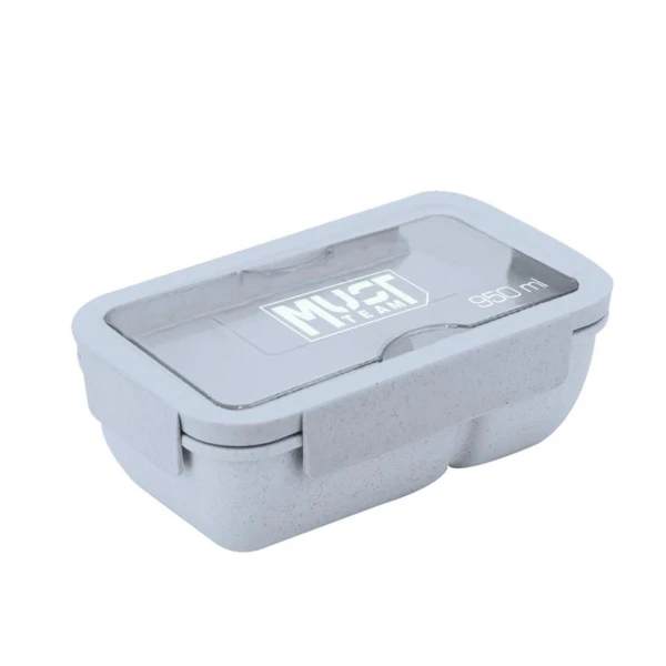 MUST FOOD CONTAINER 950ml 20.8X13X7.6 cm GREY