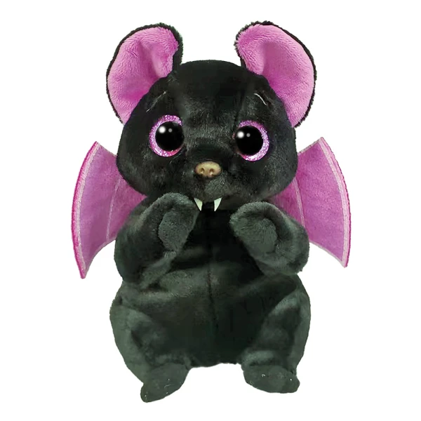 TY FLUFFY BEANIE BELLIES 15 cm - BLACK BAT