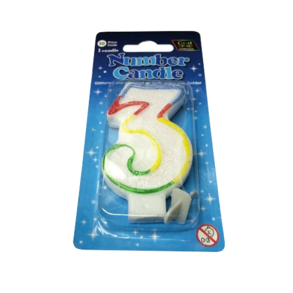 BIRTHDAY CANDLE FROM Νο 0 UNTIL Νο 9 AND ?