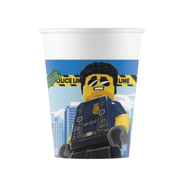 ΧΑΡΤΙΝΑ ΠΟΤΗΡΙΑ 200ml 8 τεμ. LEGO CITY