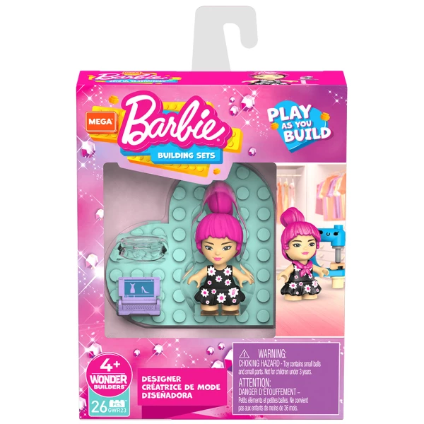 MEGA BLOKS BARBIE ΦΙΓΟΥΡΑ ΜΕ ΑΞΕΣΟΥΑΡ 25 τεμ. - ΣΧΕΔΙΑΣΤΡΙΑ