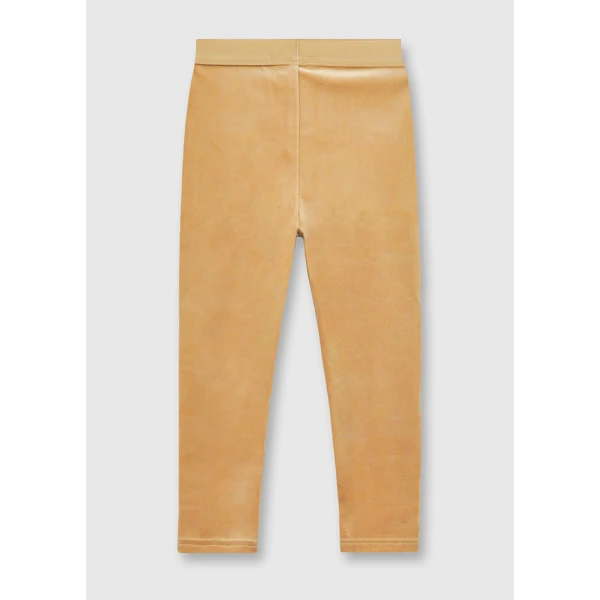 MAYORAL LEGGINGS VELVET BASIC DARK BEIGE