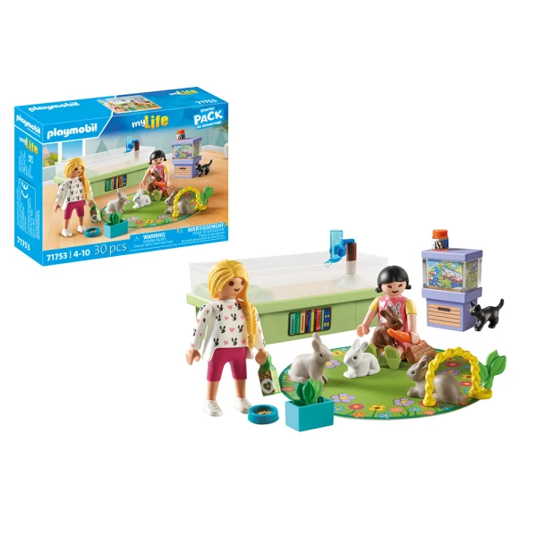 PLAYMOBIL MY LIFE STARTER PACK RABBIT FAMILY