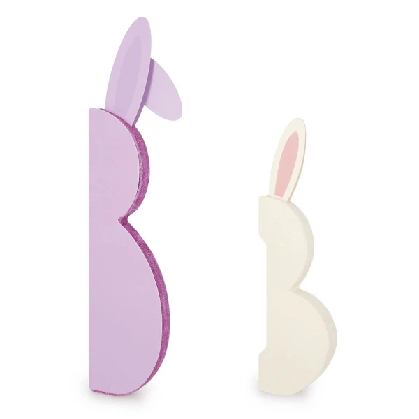 LEGAMI SET 2 FOLDABLE PAPER BUNNIES HOPPY EASTER