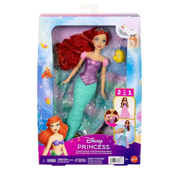 DISNEY PRINCESS DOLL ARIEL THAT TRANSFORMS