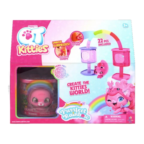 QT KITTIES RAINBOW PLAYSET