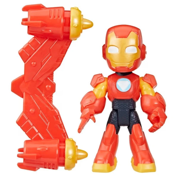 MARVEL IRON MAN AND HIS AWESOME FRIENDS FIGURE IRON MAN WITH ACCESSORY