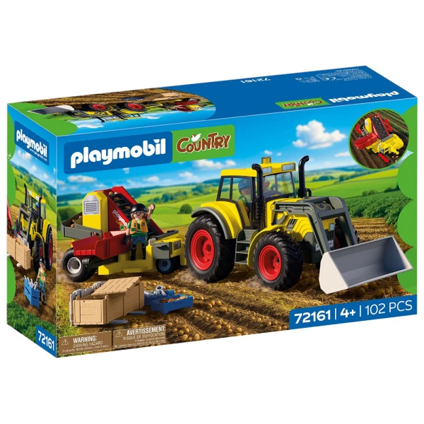PLAYMOBIL COUNTRY ΜΕΓΑΛΟ ΤΡΑΚΤΕΡ ΜΕ ΠΑΤΑΤΟΕΞΑΓΩΓΕΑ