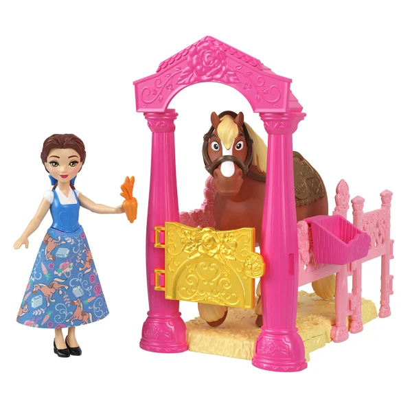 DISNEY PRINCESS ΜΙΝΙ ΚΟΥΚΛΕΣ ΠΡΙΓΚΙΠΙΚΟΙ ΣΤΑΒΛΟΙ - BELLE & PHILIPPE