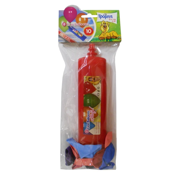BBS BALLOONS 10 pcs  & PUMP - 4 COLOURS