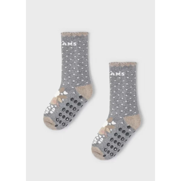 MAYORAL SOCKS ANTI-SLIP INTENSE GREY