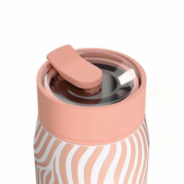 ESTIA HOME ART ΘΕΡΜΟΣ LENS SAVE THE AEGEAN 360ml ORANGE POP