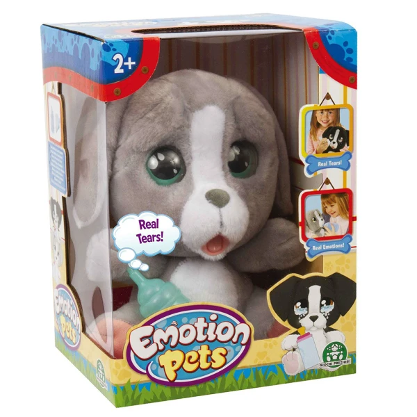 EMOTION PETS ΣΚΥΛΑΚΙ ΓΚΡΙ ΜΕ ΑΛΗΘΙΝΑ ΔΑΚΡΥΑ