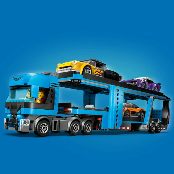 LEGO® CITY CAR TRANSPORTER TRUCK WITH SPORTS CARS