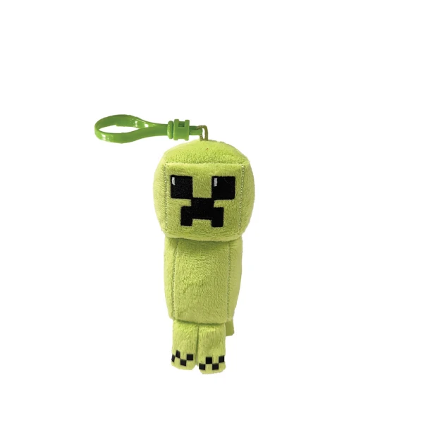 TY BEANIE BABIES PLUSH CLIP MINECRAFT CREEPER 8.5 cm