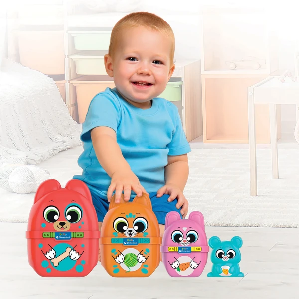 BABY CLEMENTONI ΒΡΕΦΙΚΟ ΠΑΙΧΝΙΔΙ ΖΩΑΚΙΑ ΤΙ ΕΧΕΙ ΜΕΣΑ 2 ΣΕ 1