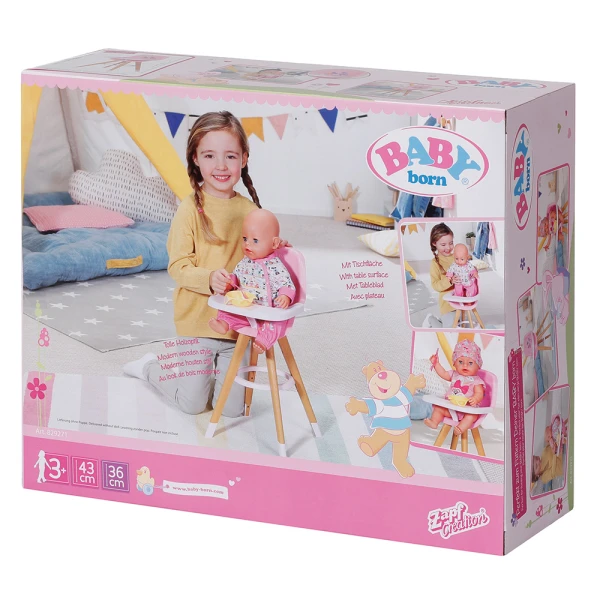 ZAPF CREATION BABY BORN HIGHCHAIR