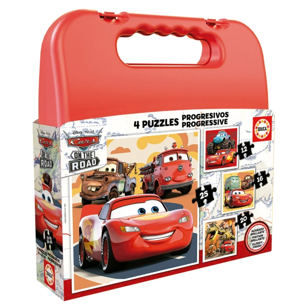 EDUCA PROGRESSIVE CASE ΠΑΖΛ 12-16-20-25 τεμ. CARS