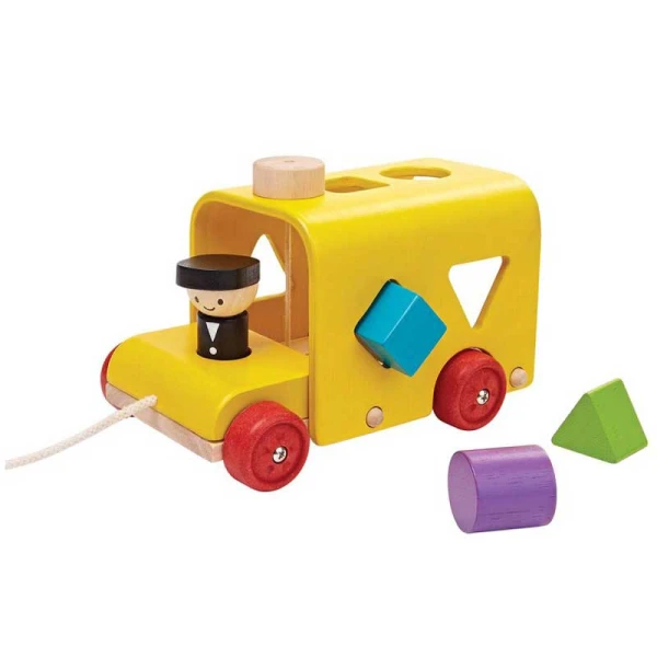 PLAN TOYS SORTING BUS