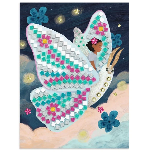 DJECO MOSAIC CONSTRUCTION UNICORN WITH GLITTER