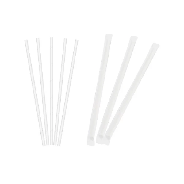 PAPER STRAWS 19.5X0.5 cm FSC COVERED 100 Pcs 