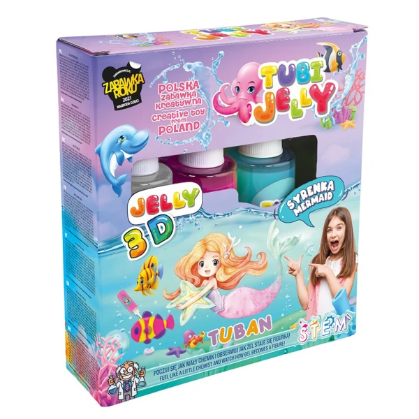 TUBAN ΣΕΤ TUBI JELLY ΓΟΡΓΟΝΕΣ ΓΙΑ ΔΗΜΙΟΥΡΓΙΑ 3D ΦΙΓΟΥΡΩΝ GEL