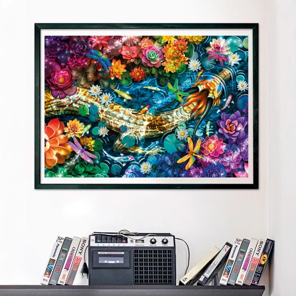 CLEMENTONI PUZZLE H.Q. KOI RIVER 1000 pcs 