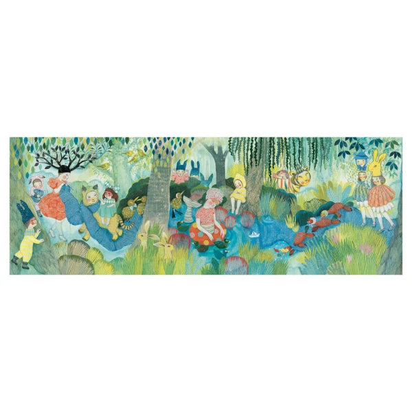 DJECO PUZZLE GALLERY PARTY AT THE RIVER 350 pcs
