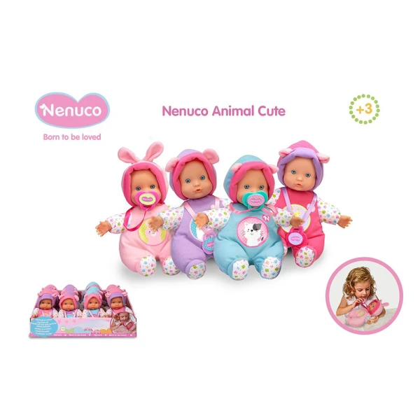NENUCO CUTE ΚΟΥΚΛΕΣ ΜΩΡΑΚΙΑ ΖΩΑΚΙΑ - 4 ΣΧΕΔΙΑ