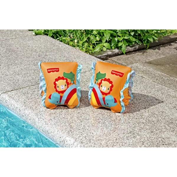 BESTWAY INFLATABLE FABRIC ARM FLOATS FISHER PRICE
