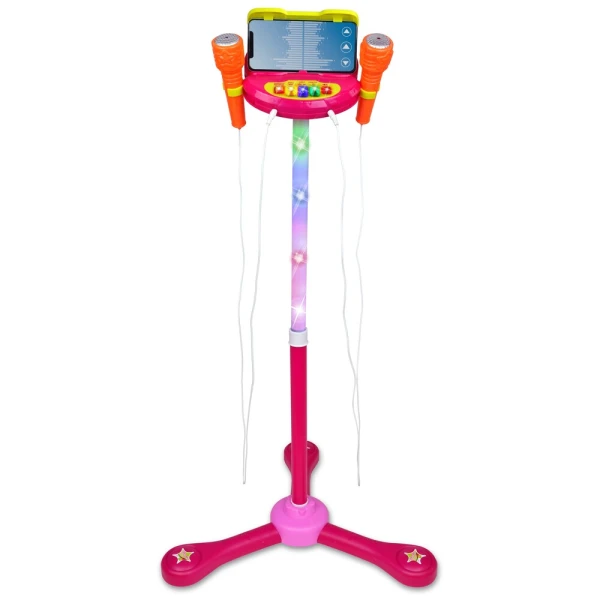 BONTEMPI WIRELESS SHOWTIME STAGE PINK WITH 2 MICROPHONES