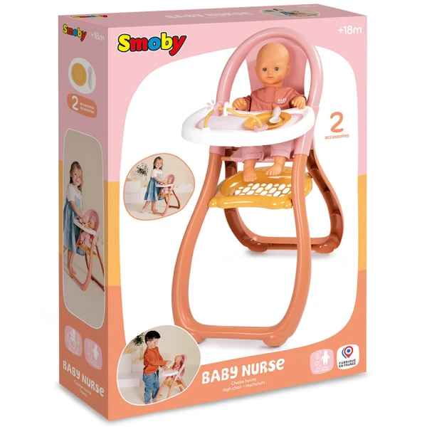 SMOBY BABY NURSE ΚΑΡΕΚΛΑΚΙ ΦΑΓΗΤΟΥ