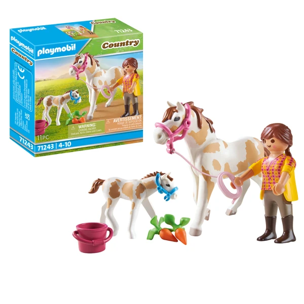 PLAYMOBIL COUNTRY HORSE WITH FOAL