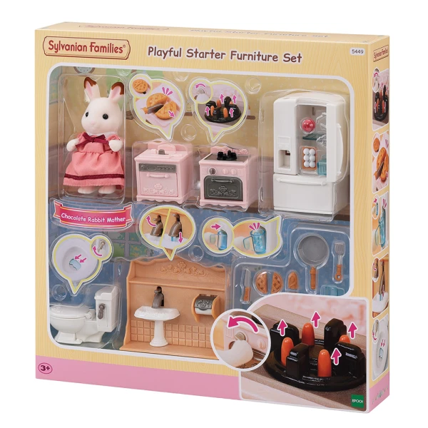 THE SYLVANIAN FAMILIES ΒΑΣΙΚΟ ΣΕΤ ΕΠΙΠΛΩΝ ΔΙΑΔΡΑΣΤΙΚΟ 5449