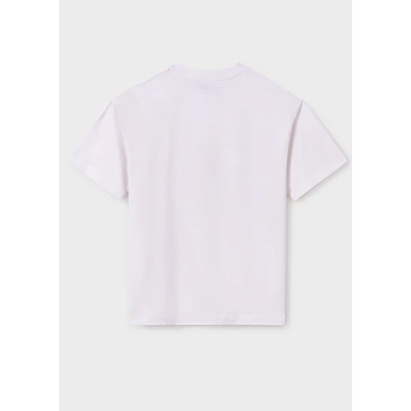 MAYORAL BLOUSE SHORT SLEEVES NO DISTANCE WHITE 