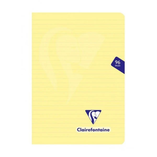 MIMESYS STAPLED PASTEL PP NOTEBOOK A4 RULED 48 SHEETS - VARIOUS COLORS