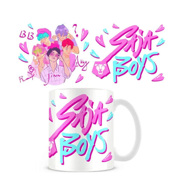 ΚΕΡΑΜΙΚΗ ΚΟΥΠΑ 325ml SAJA BOYS K-POP DEMON HUNTERS