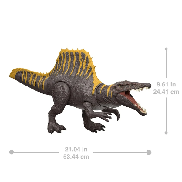 JURASSIC WORLD REBIRTH - SPINOSAURUS WITH 2 ATTACJ MOVES AND SOUNDS