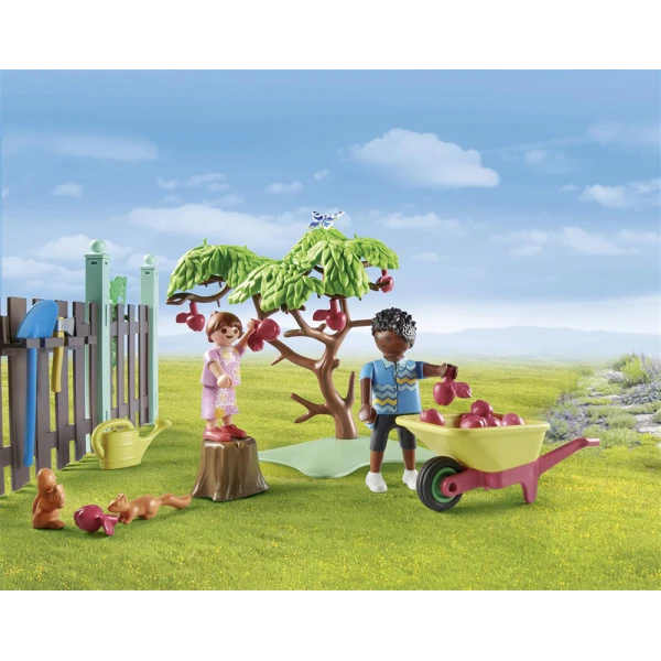 PLAYMOBIL CITY LIFE ΚΗΠΟΣ ΕΞΟΧΙΚΟΥ ΣΠΙΤΙΟΥ ΜΕ ΚΟΤΕΤΣΙ