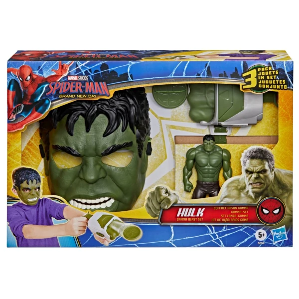 SPIDER-MAN BRAND NEW DAY ΦΙΓΟΥΡΑ ΚΑΙ ROLE PLAY ΣΕΤ HULK GAMMA BLAST