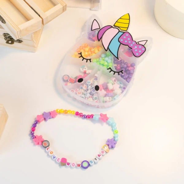 CREATE SET NECKLACE-BRACHELET UNICORN - 3 DESIGNS