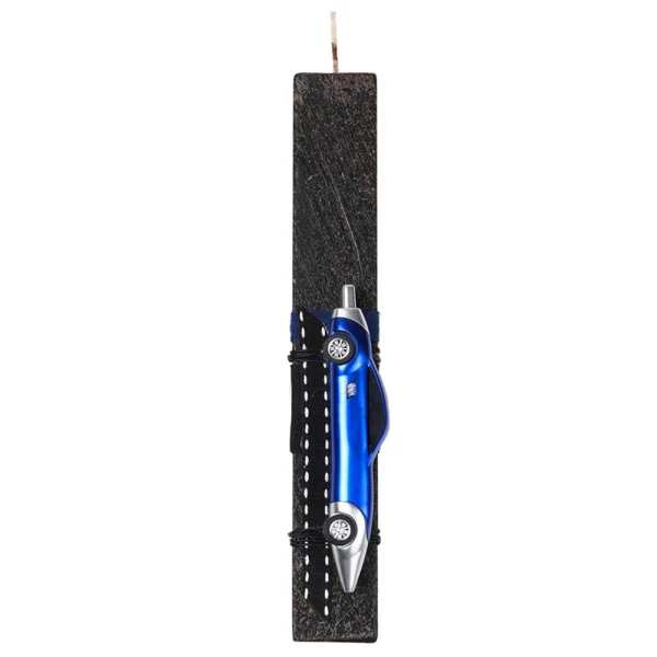 UNIKER HANDMADE CANDLE PEN BLUE CAR