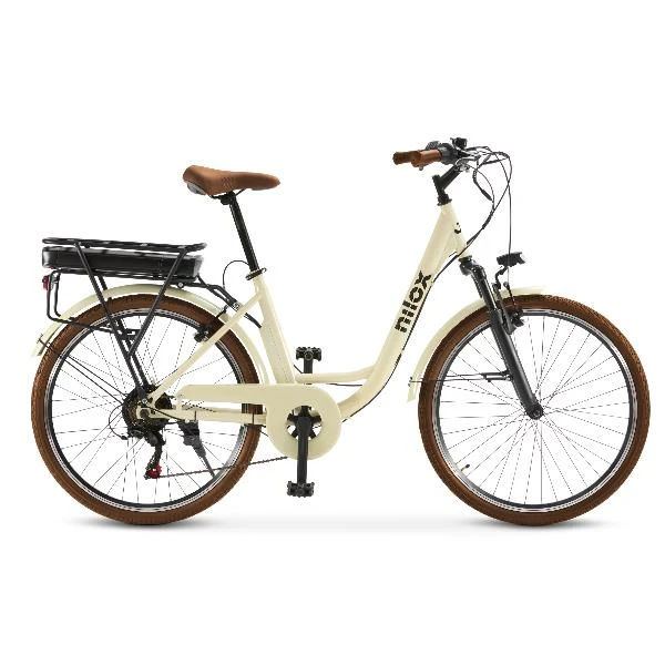 NILOX E BIKE J5 PRO ELECTRIC BIKE CREAM/BEIGE