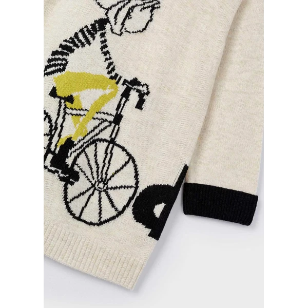 MAYORAL DRESS KNIT BEIGE DARK
