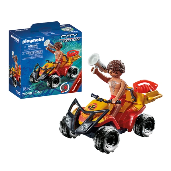 PLAYMOBIL CITY ACTION BEACH PATROL QUAD