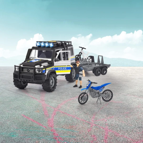 DICKIE TOYS ΣΕΤ ΑΣΤΥΝΟΜΙΑΣ MERCEDES-BENZ G 500 4X4